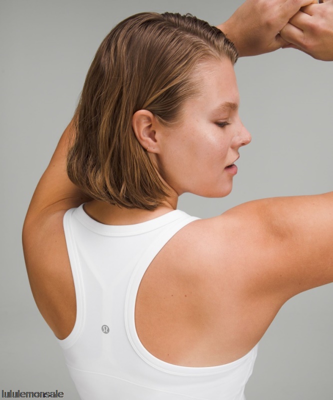 Lululemon Damen DELULU558 | Align Hüftlanges Tanktop Mit Racerback Online Only White